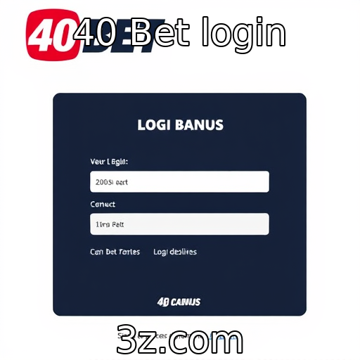 Mudanças no login da 40 Bet impactam usuários